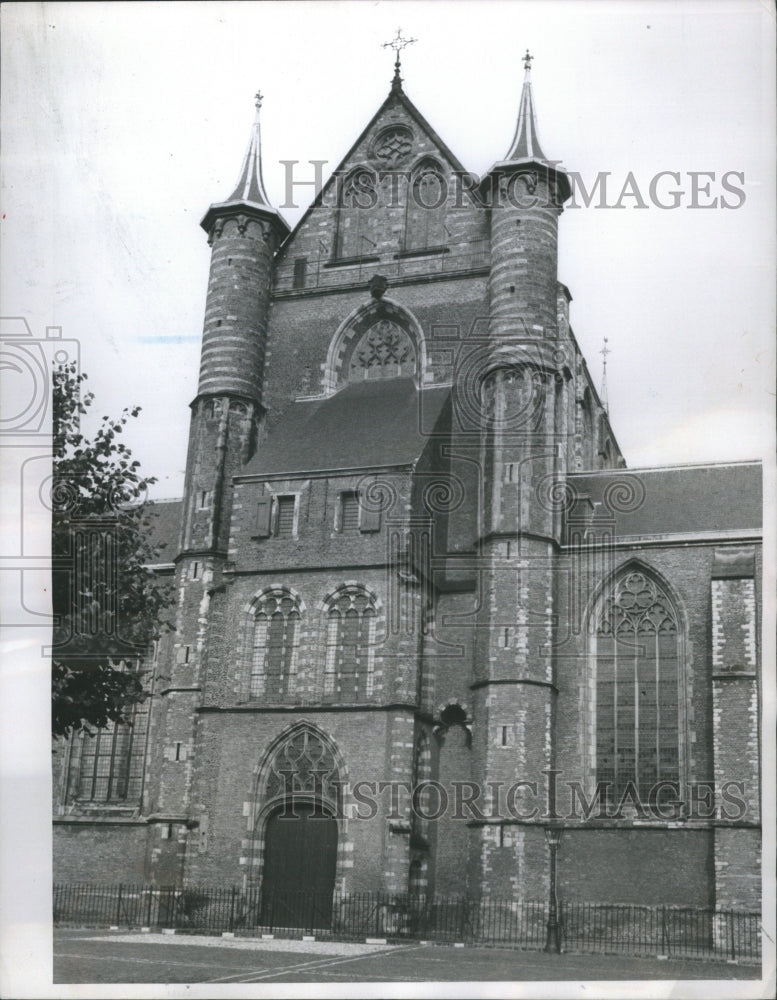 1955 Press Photo Pieterskiirk in Leyden