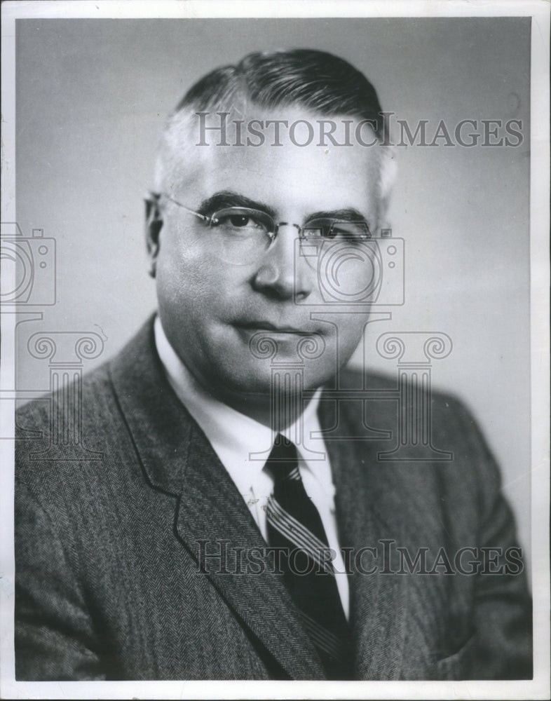 1958 Press Photo John A Perkins H E W University