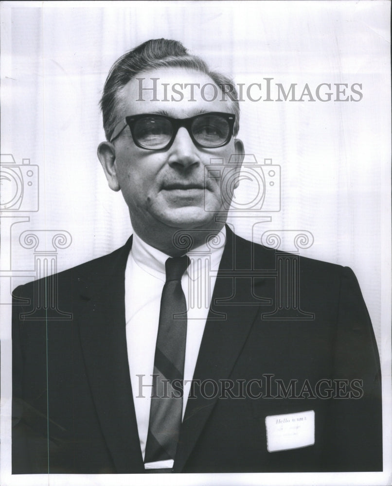 1966 Press Photo Alex C Perinoff Southfield Councilman