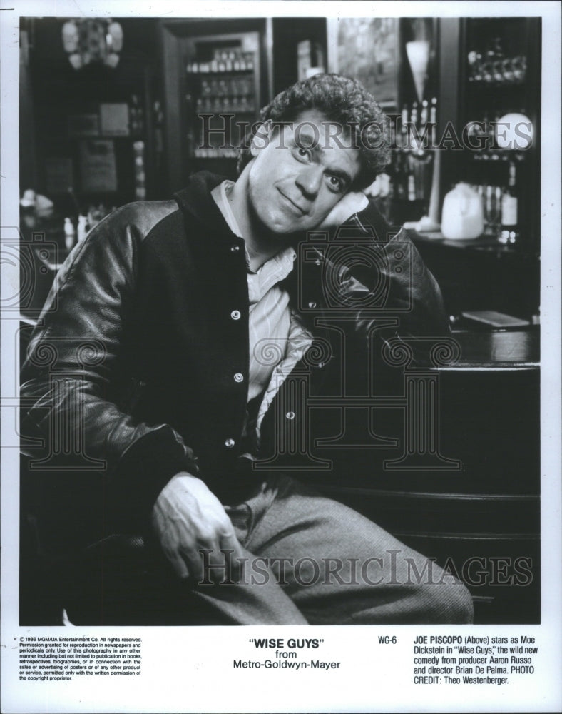 1986 Joe Piscopo In &quot;Wise Guys&quot; Press Photo