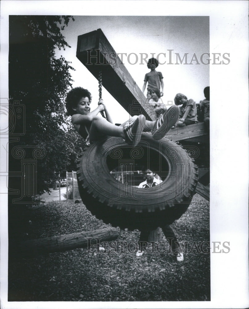 1979 Press Photo Taproot School New Playground Sydny