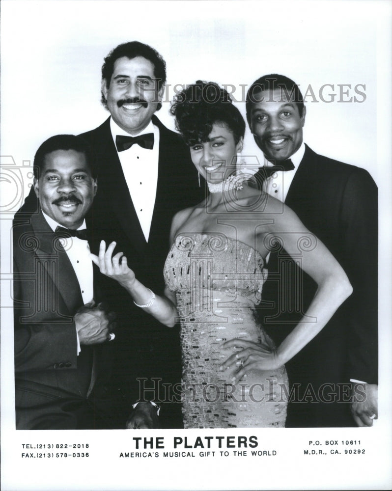 1990 Press Photo The Platters Entertainers