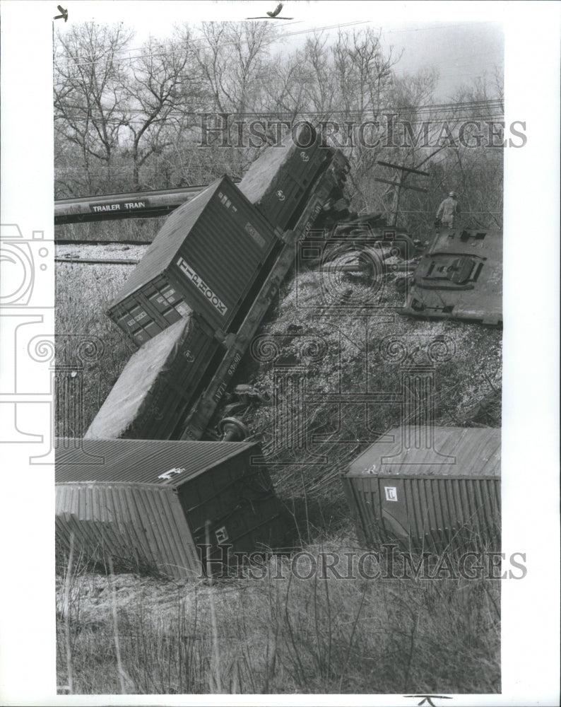 1989 Press Photo Cars Residential Area Bringhton MI