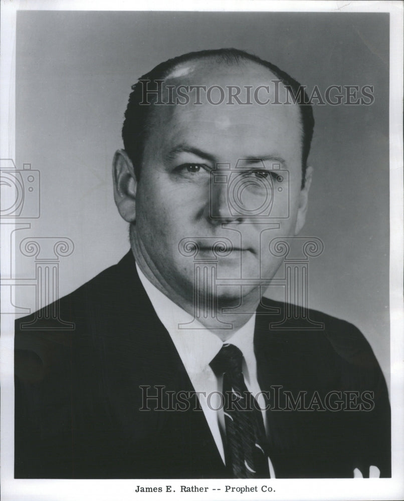 1964 Press Photo James E.Rather Prophet Company