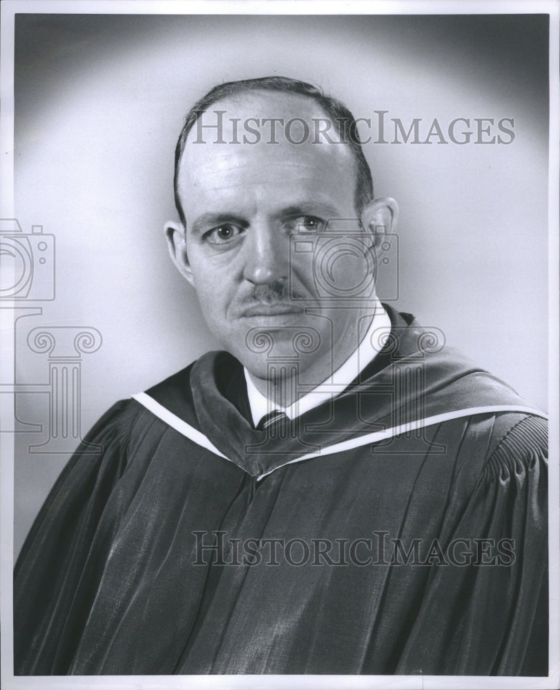 1961 Press Photo Rev Albert Ratcliffe Church Prayer