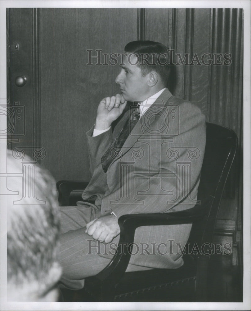 1948 Press Photo John Rakomeski Detroit Dick