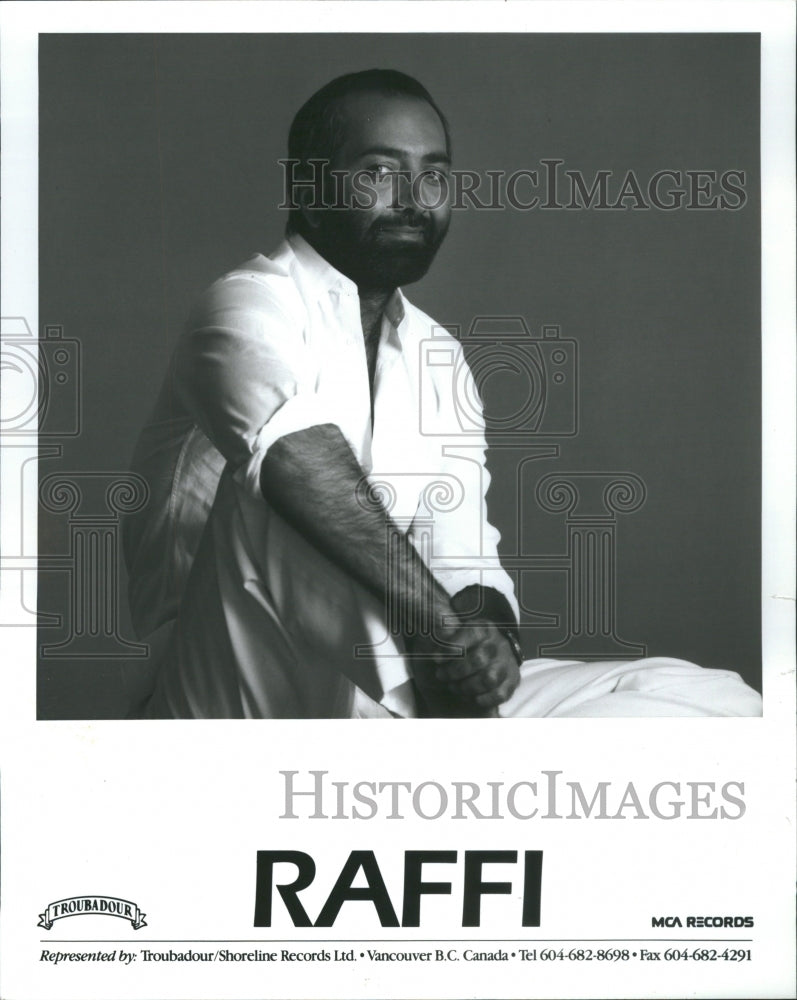 1993 Press Photo Raffi