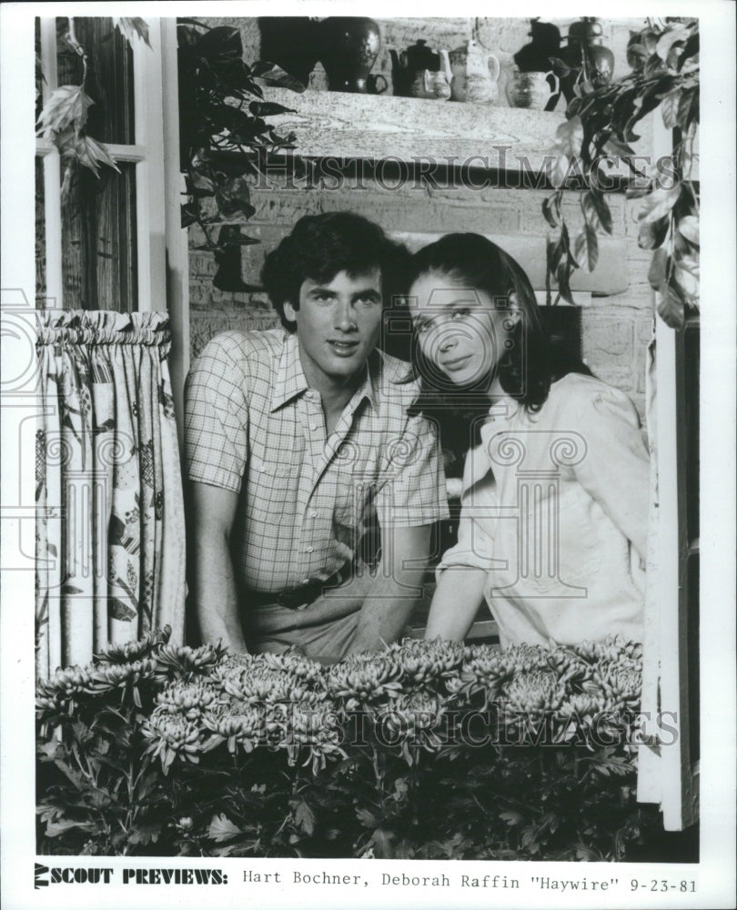 1981 Press Photo Deborah Raffin, in scene of &quot;Haywire&quot;