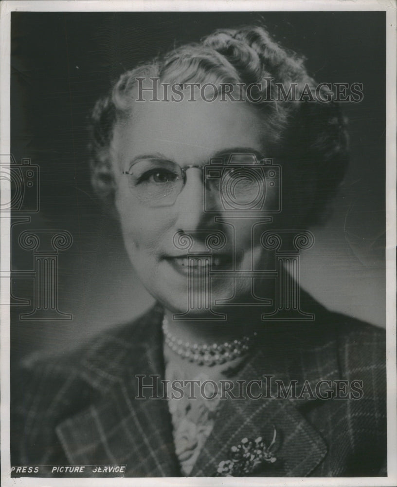 1951 Press Photo Mrs R Raymond W Starr Democratic Canad