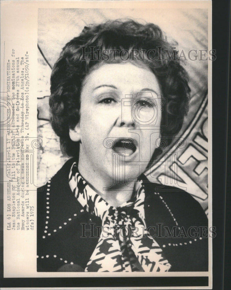 1975 Press Photo Jean Stapleton actress