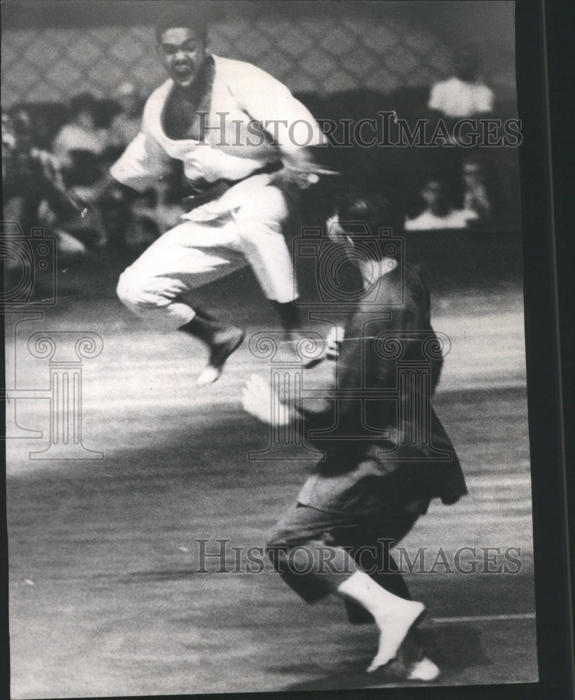 1967 Press Photo World Karate Championship Medinah Tem