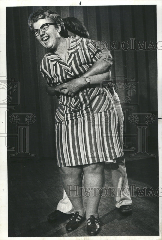 1977 Press Photo Susan Gould Karate Self-Defense