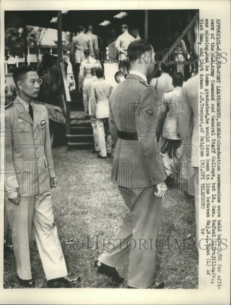 1958 Press Photo General Staff College Graduation Cerem