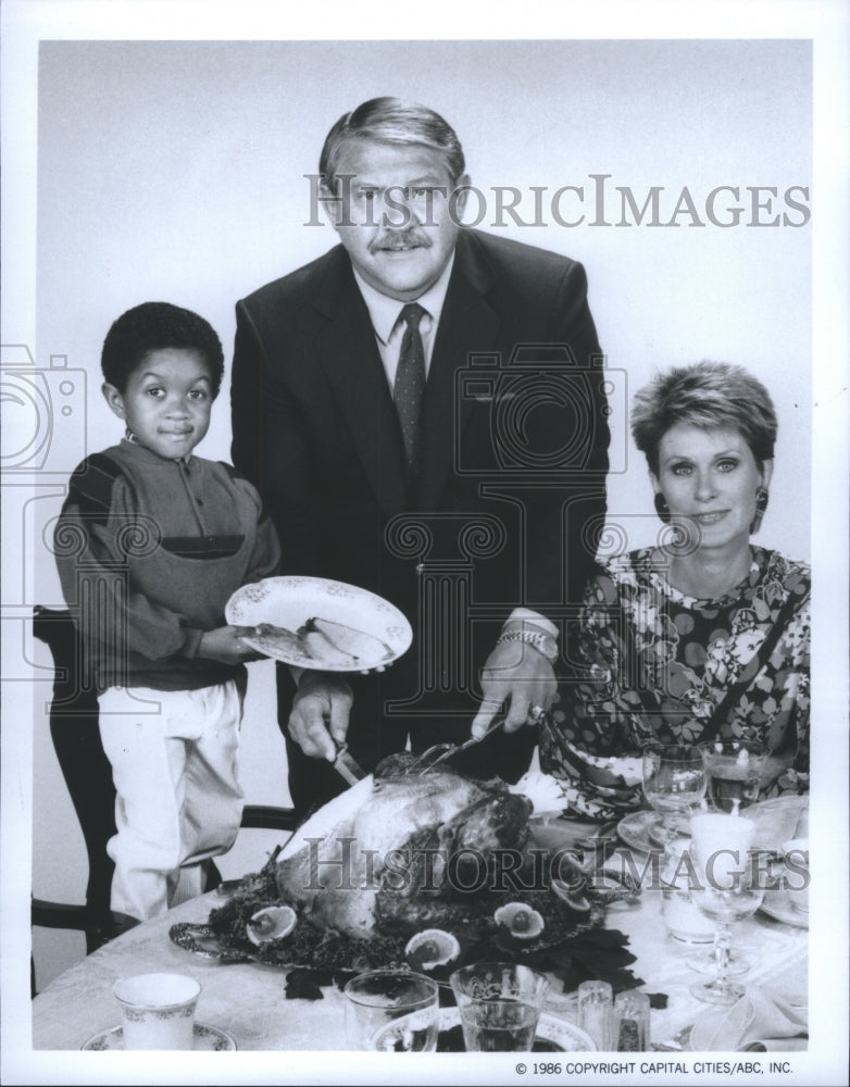 1986 Press Photo EMMANUEL ALEX SUSAN ABC WEBSTER