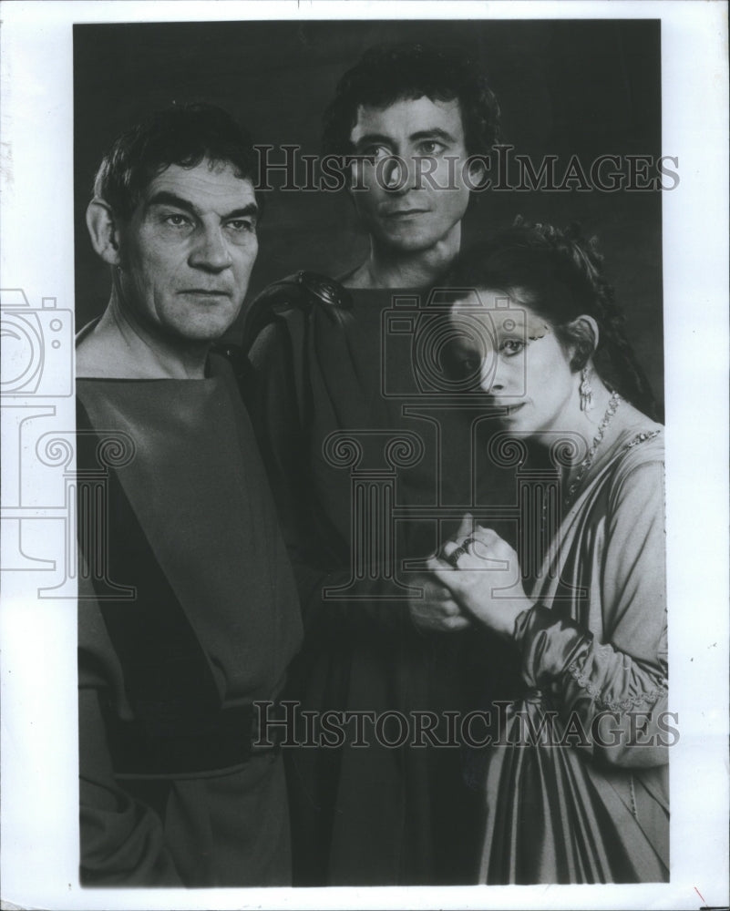 1985 Press Photo &quot;Titus Andronicus&quot; (TV Program)