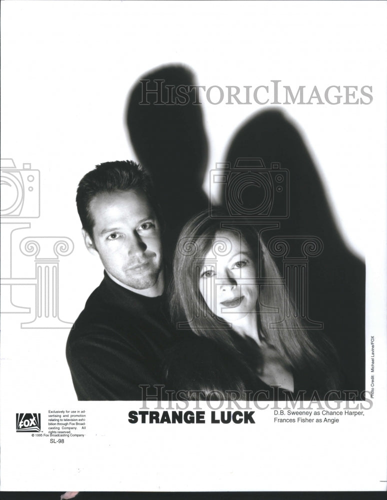 1995 Press Photo Strange Luck D.B. Sweeney Frances Fish