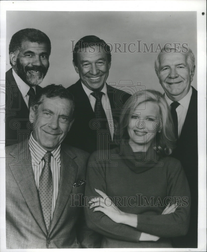 1996 Press Photo 60 Minutes Diane Sawyer Morley Safer