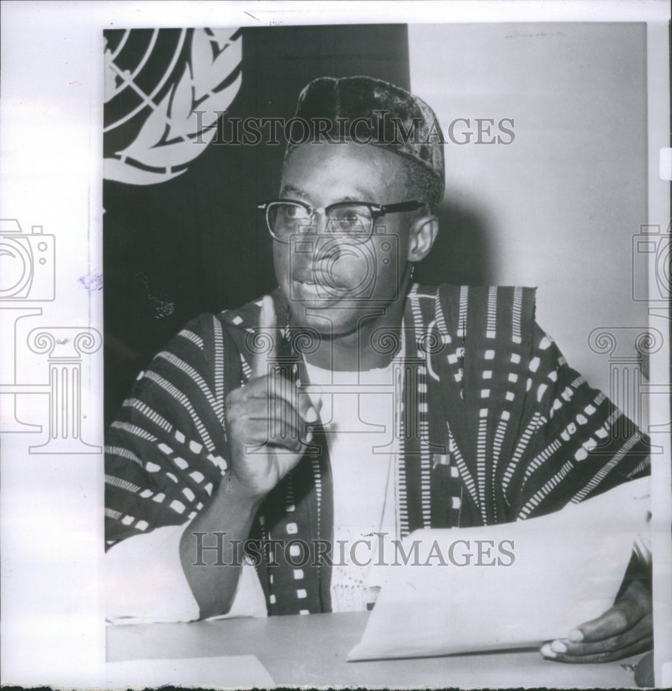 1961 Press Photo Diallo Telli