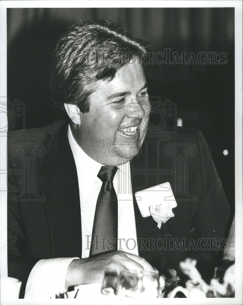 1982 Press Photo Jerry Mann Mator Sterling Hg Ts Marsh