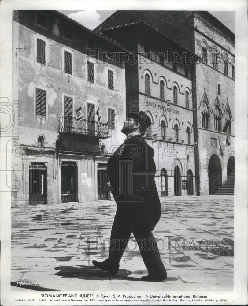 1961 Press Photo Romanoff Juliet Movie John Gavin