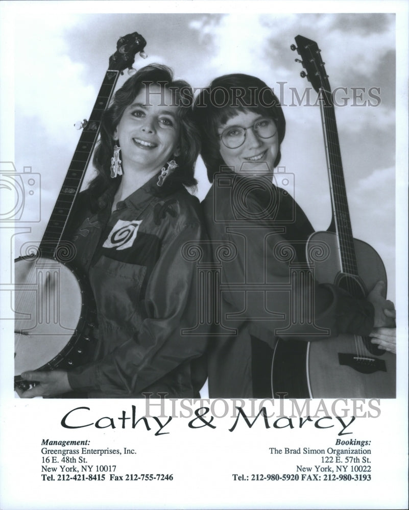 1992 Press Photo Cathy Fink Marcy Marxer Flok Music Duo