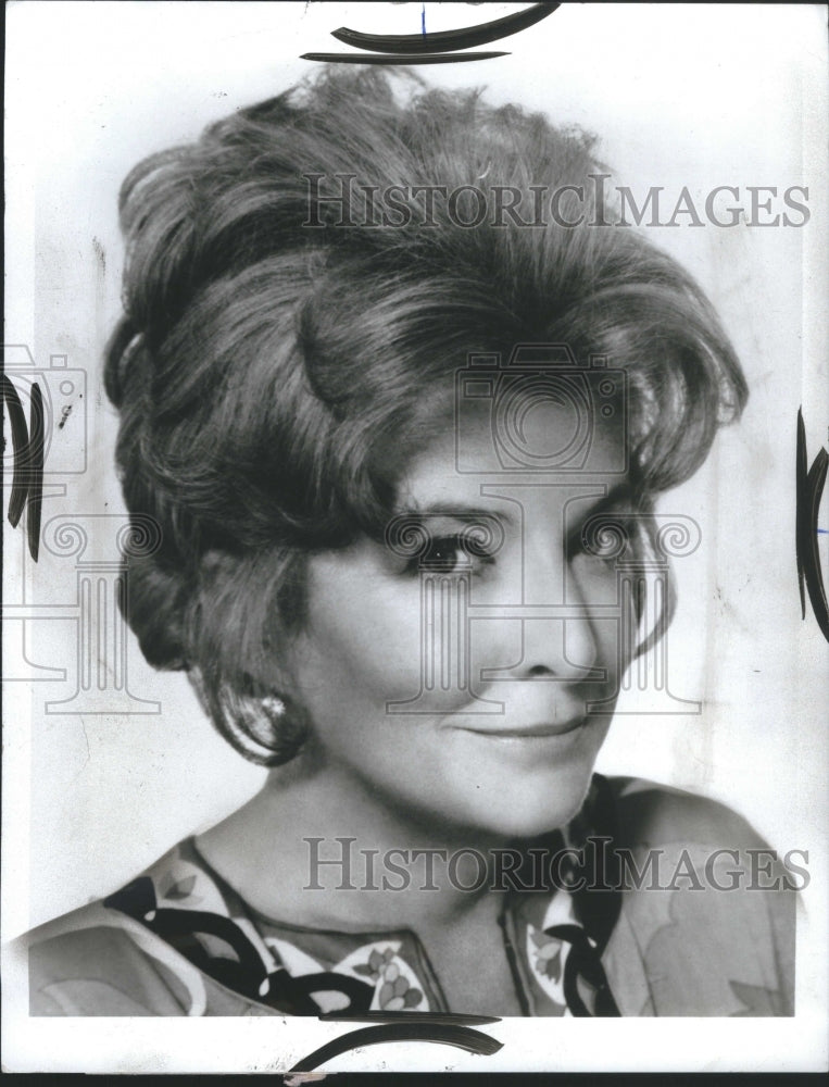 1972 Press Photo Mary Margaret Peggy Cass ABC Actress