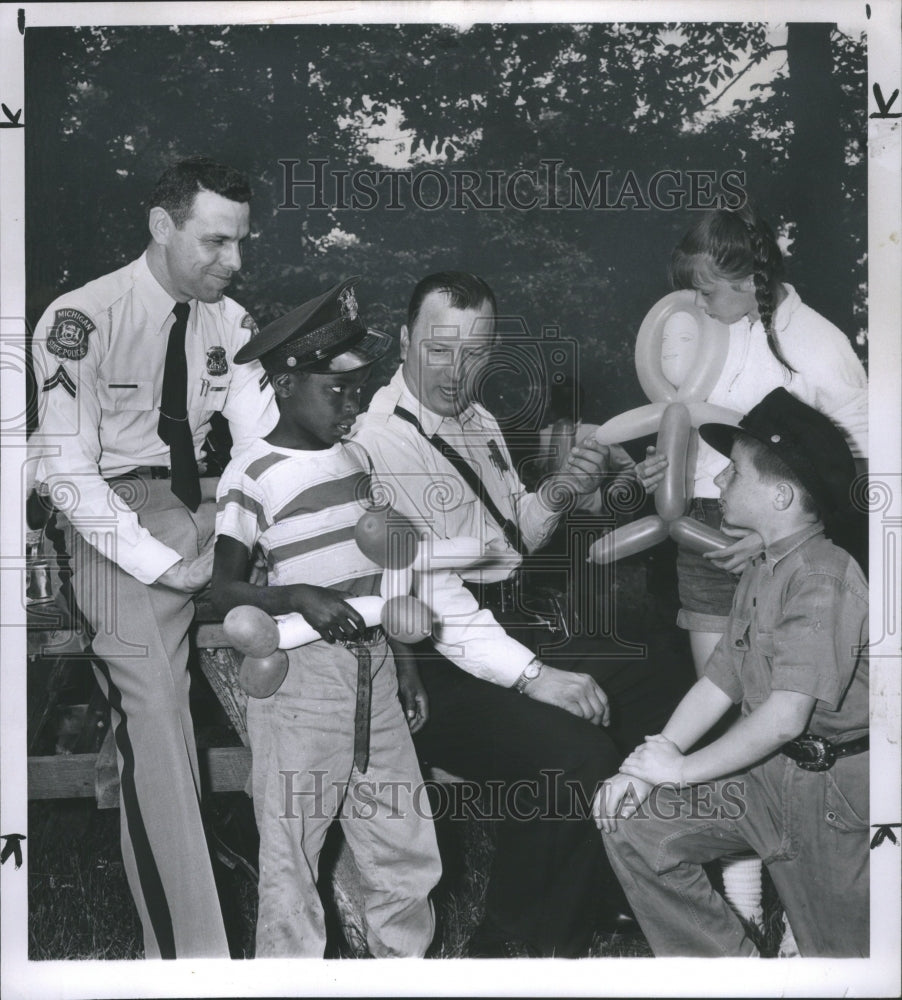 1961 Press Photo Camp John William Walter Wilson Mary