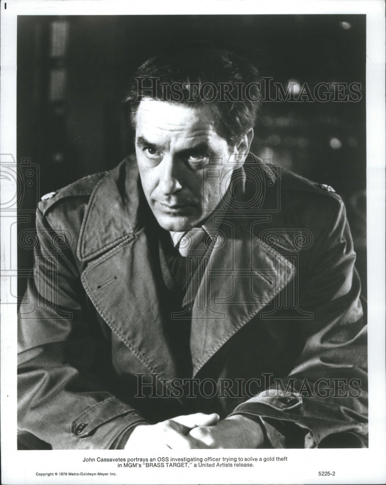 1978 Press Photo John Cassavetes Portrays OSS MGM