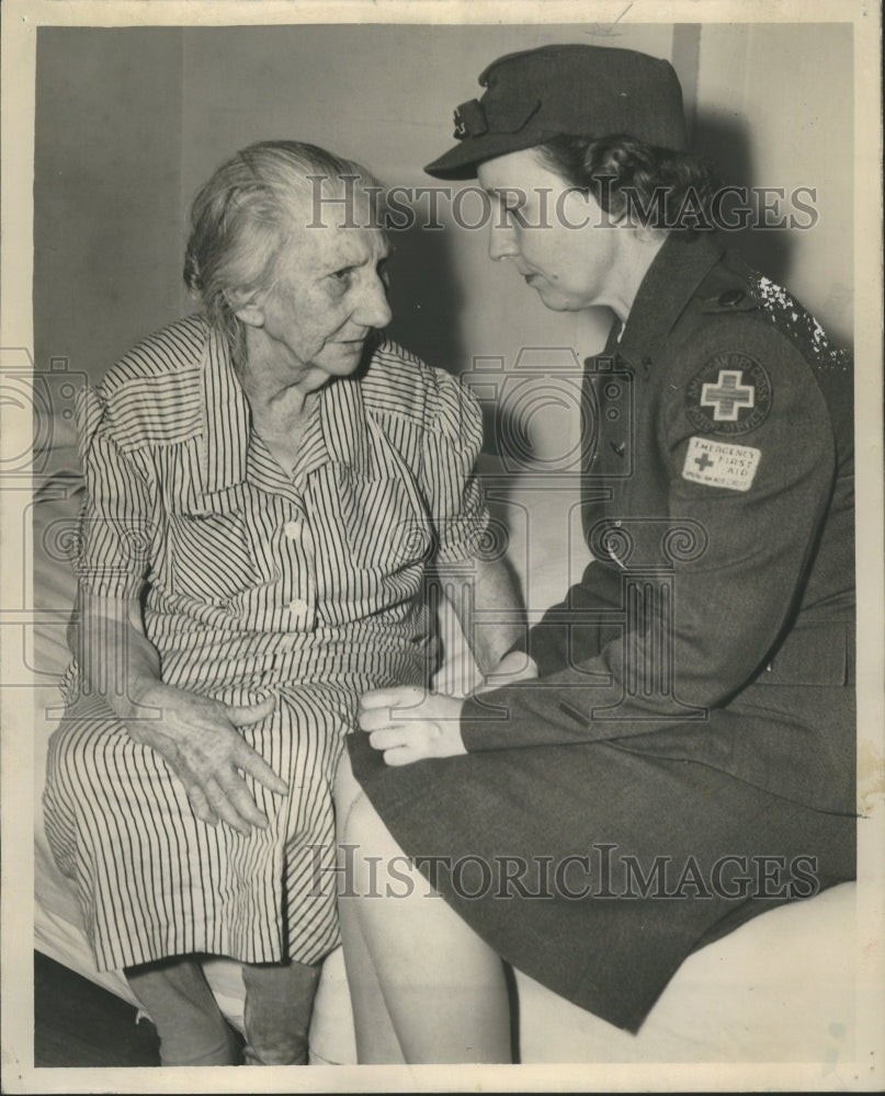 1947 Press Photo 1947 Ottumwa Iowa Flood