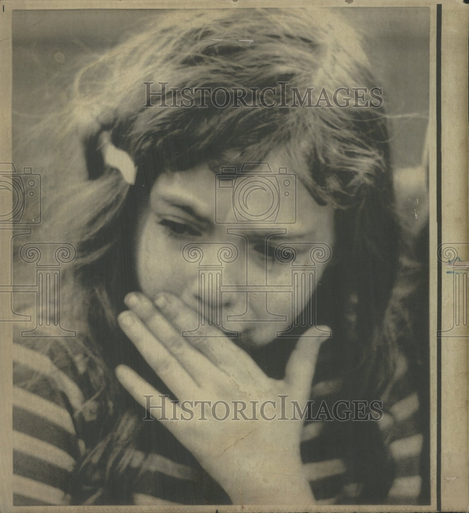 1972 Press Photo Angela Hoosier Crys Grandmother Follod