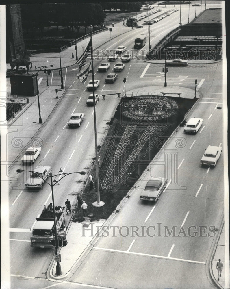 1965 Press Photo Park District Gardeners Congress Plaza