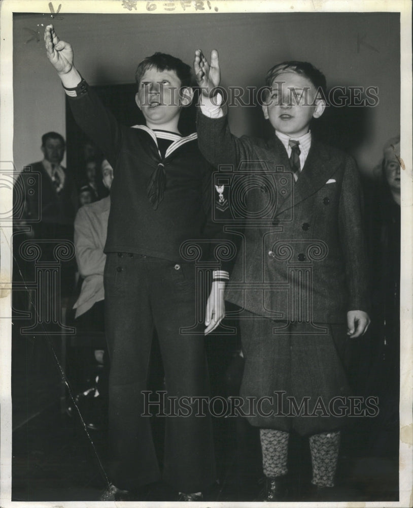 1942 Press Photo William Becker Chicago Ridge School