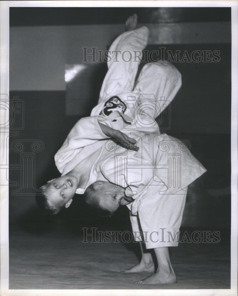 1958 Press Photo Rodger Accardi W.Hirsch Charles Rita