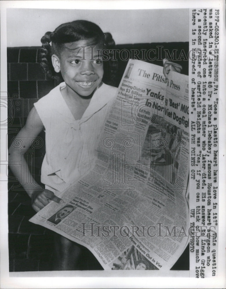 1966 Press Photo Heart Patient