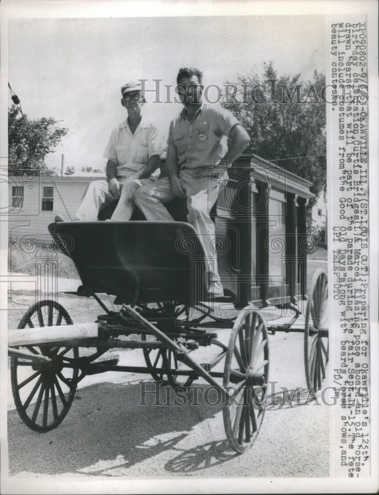 1963 Press Photo Okawille Curtis Bridge Marcel Klasing