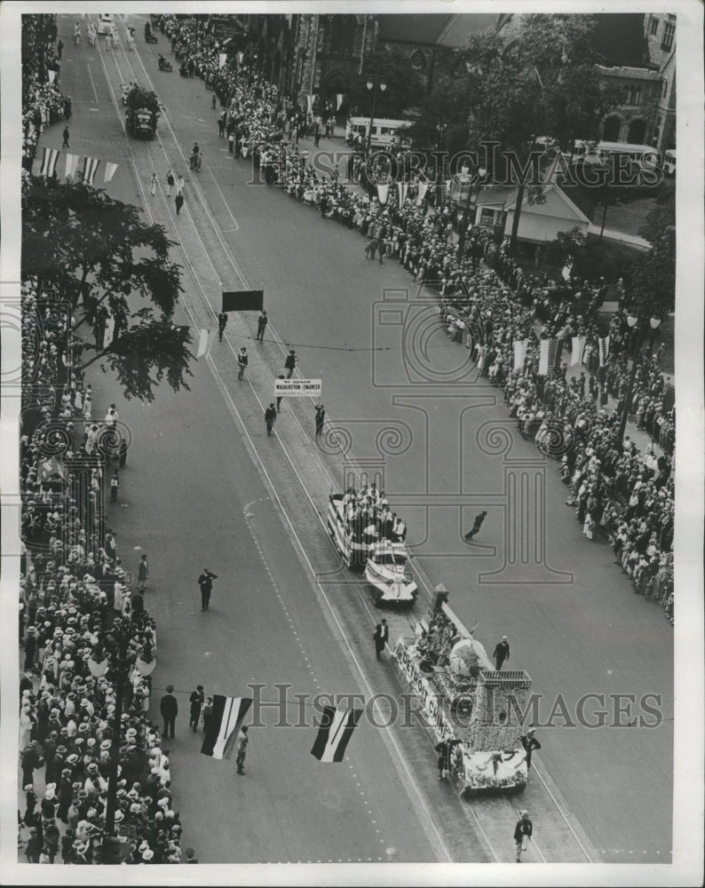 1932 Press Photo WASHINGTON CENTENNIAL DETROIT