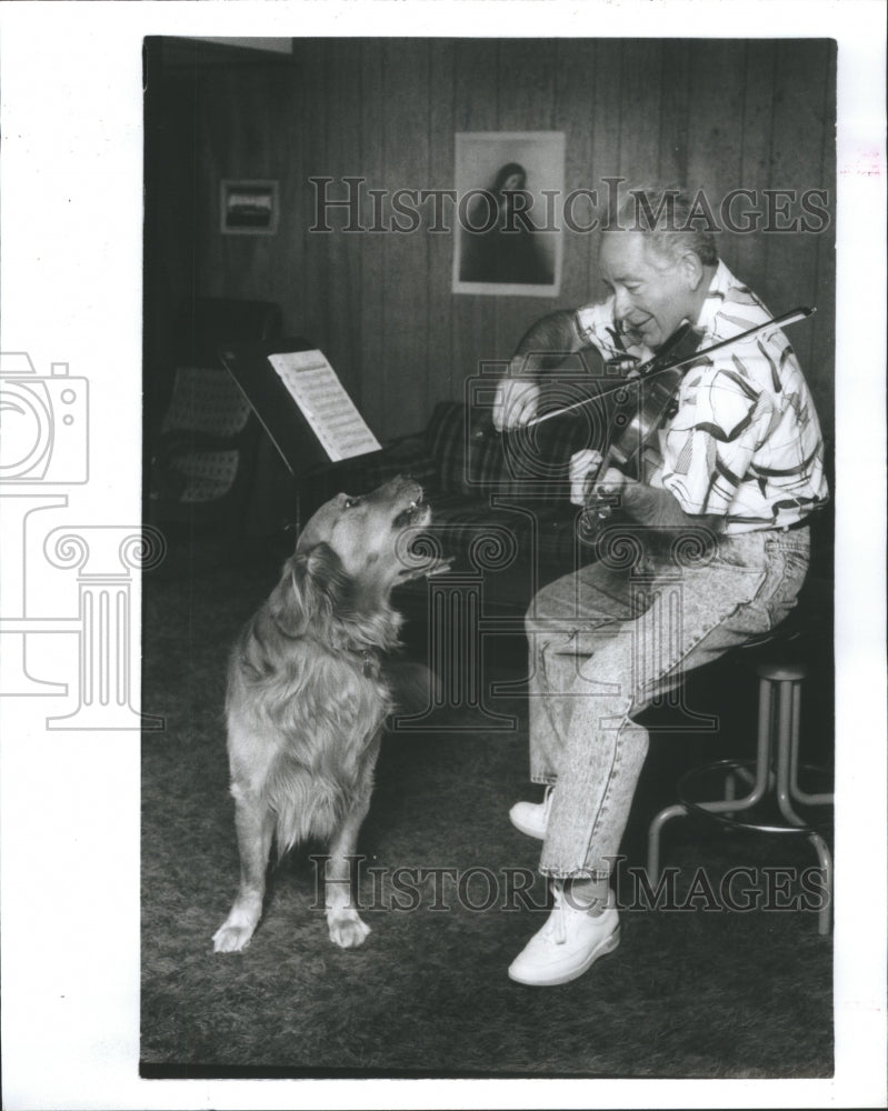 1987 Press Photo Gordon Staples musician