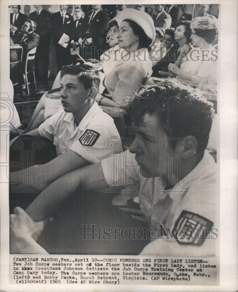 1965 Press Photo Job Corps Training Center