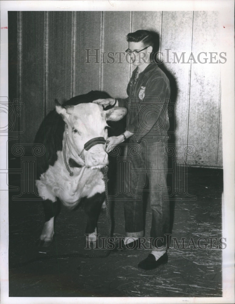 1959 Press Photo Sarasota County Fair Steer Champion