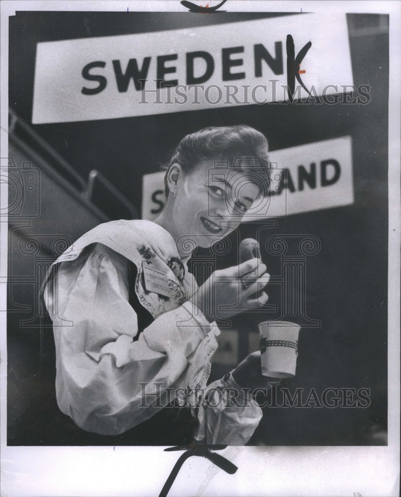 1959 Press Photo Mrs Leonard Everoth Michigan