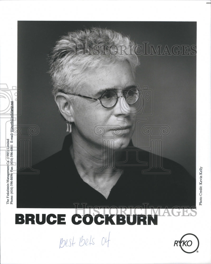 2000 Press Photo Bruce Cockburn