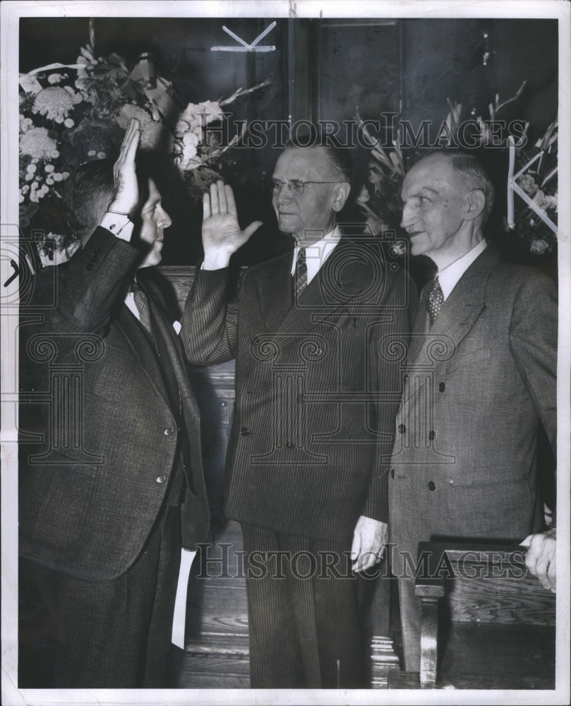 1942 Press Photo Detroit Councilmen 1942