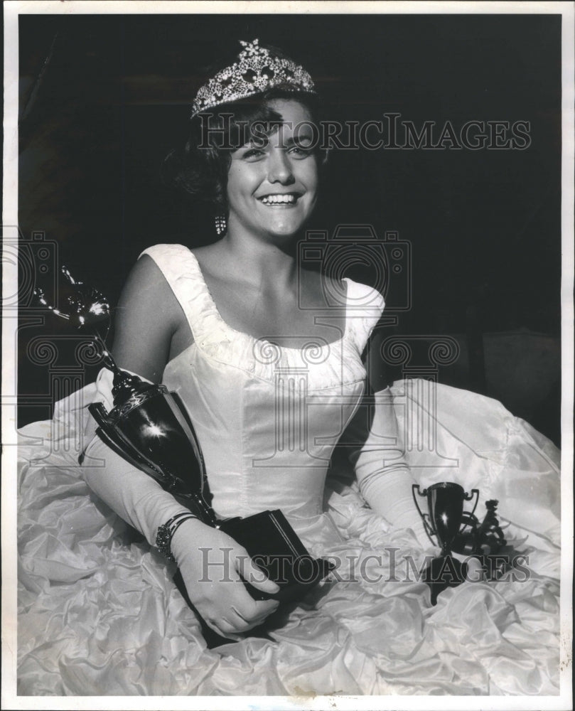 1964 Press Photo Levy County Fair Queen Cornelia Bowman