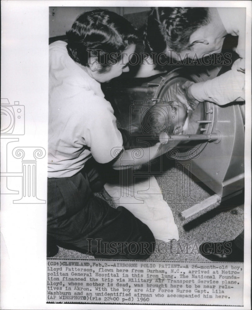 1960 Press Photo Lloyd Patterson Durham Metropolitan