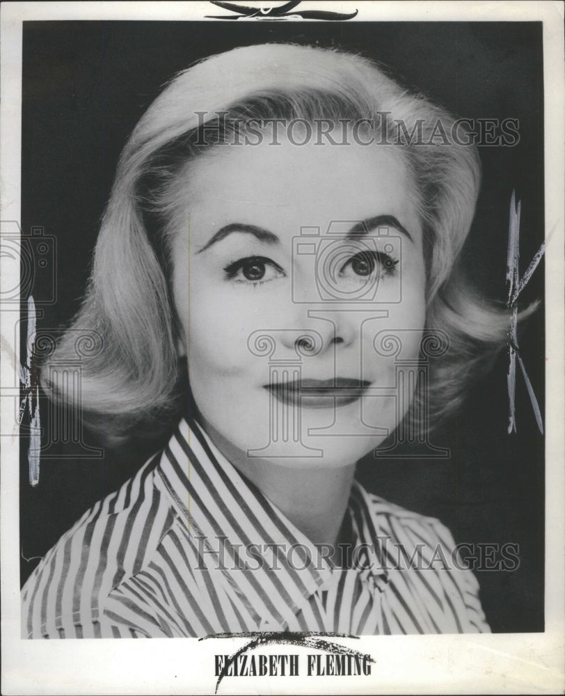 1960 Elizabeth Fleming Actress Press Photo