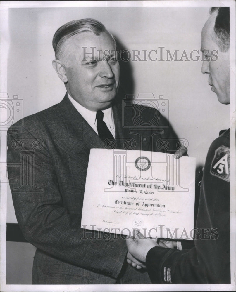 1952 Walker Lee Cisler Press Photo