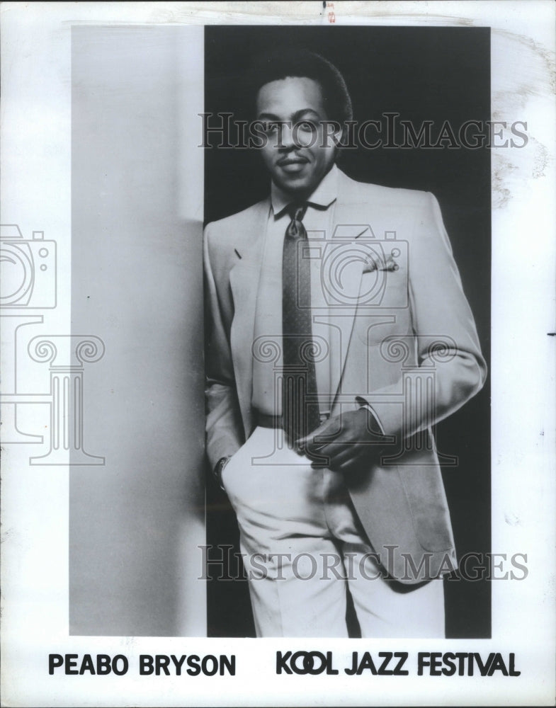 1984 Peabo Bryson Kool Jazz Festivals Press Photo