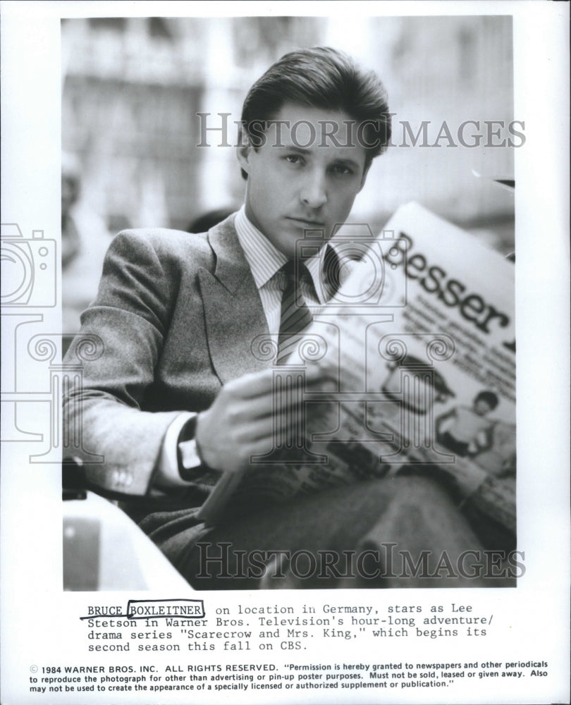 Press Photo Bruce Boxieitner Germany Lee Stetson Warner