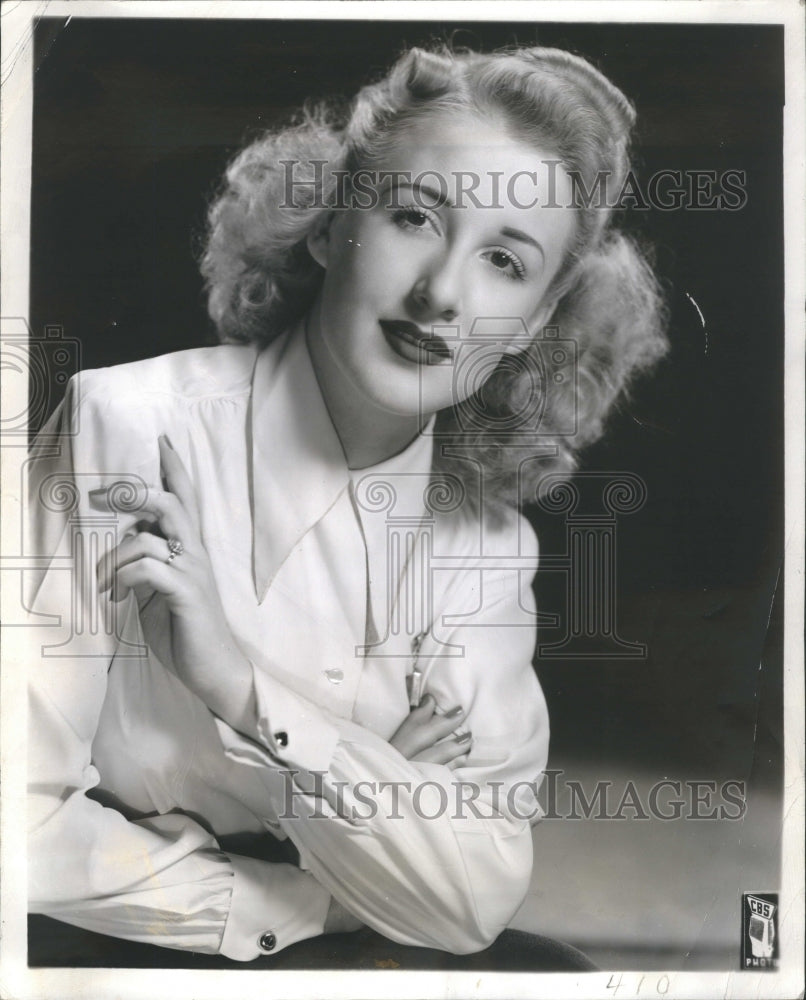 1945 Press Photo Louise French Musical Film Abel Gance