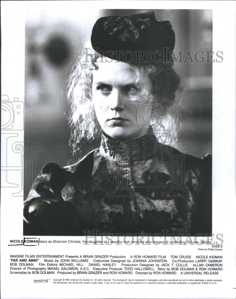 1992 Press Photo Nicole Kidman